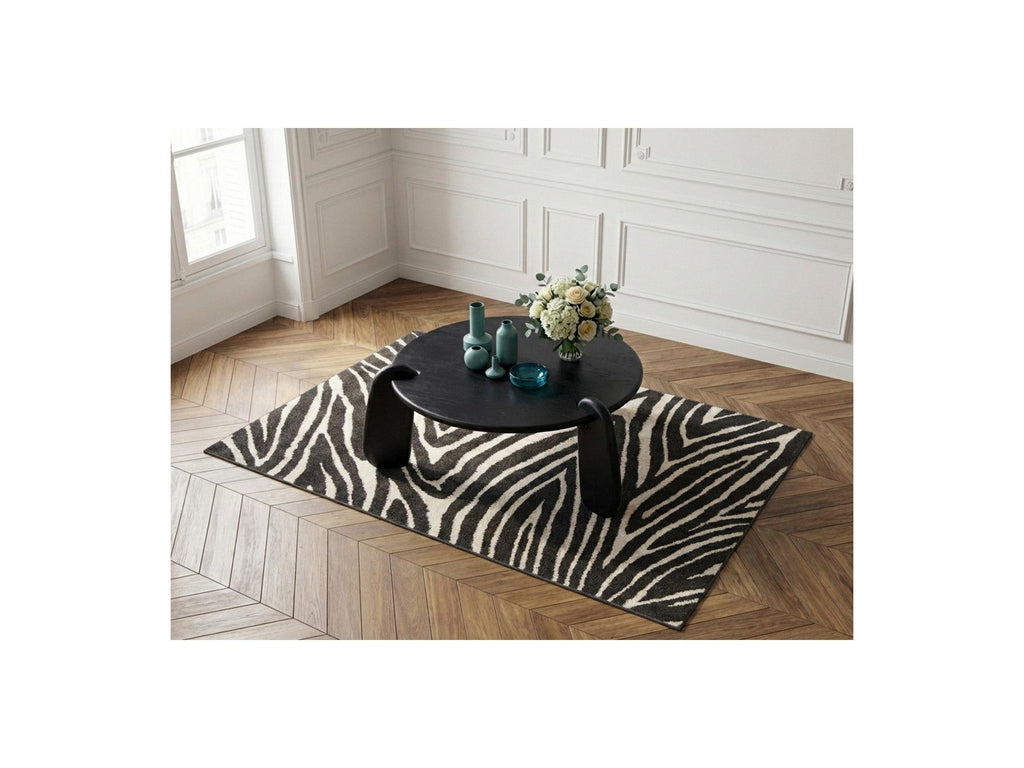 Helio - Mesa de centro redonda Helio de madera maciza de mango