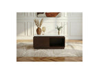 Barbara - Square Coffee Table 2 Drawers 80 cm Solid Mango Wood and Marble