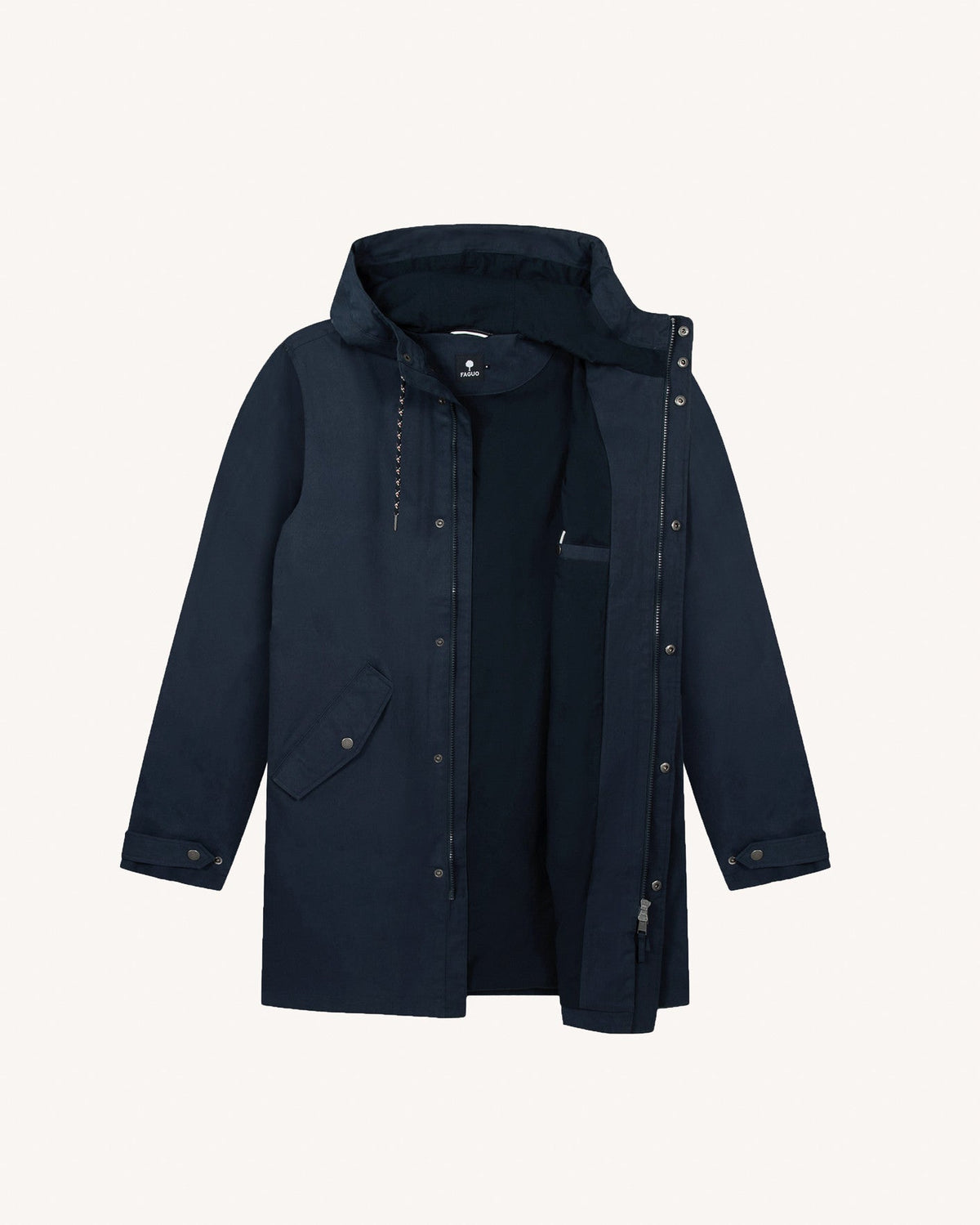 Giacca Impermeabile Blu Navy