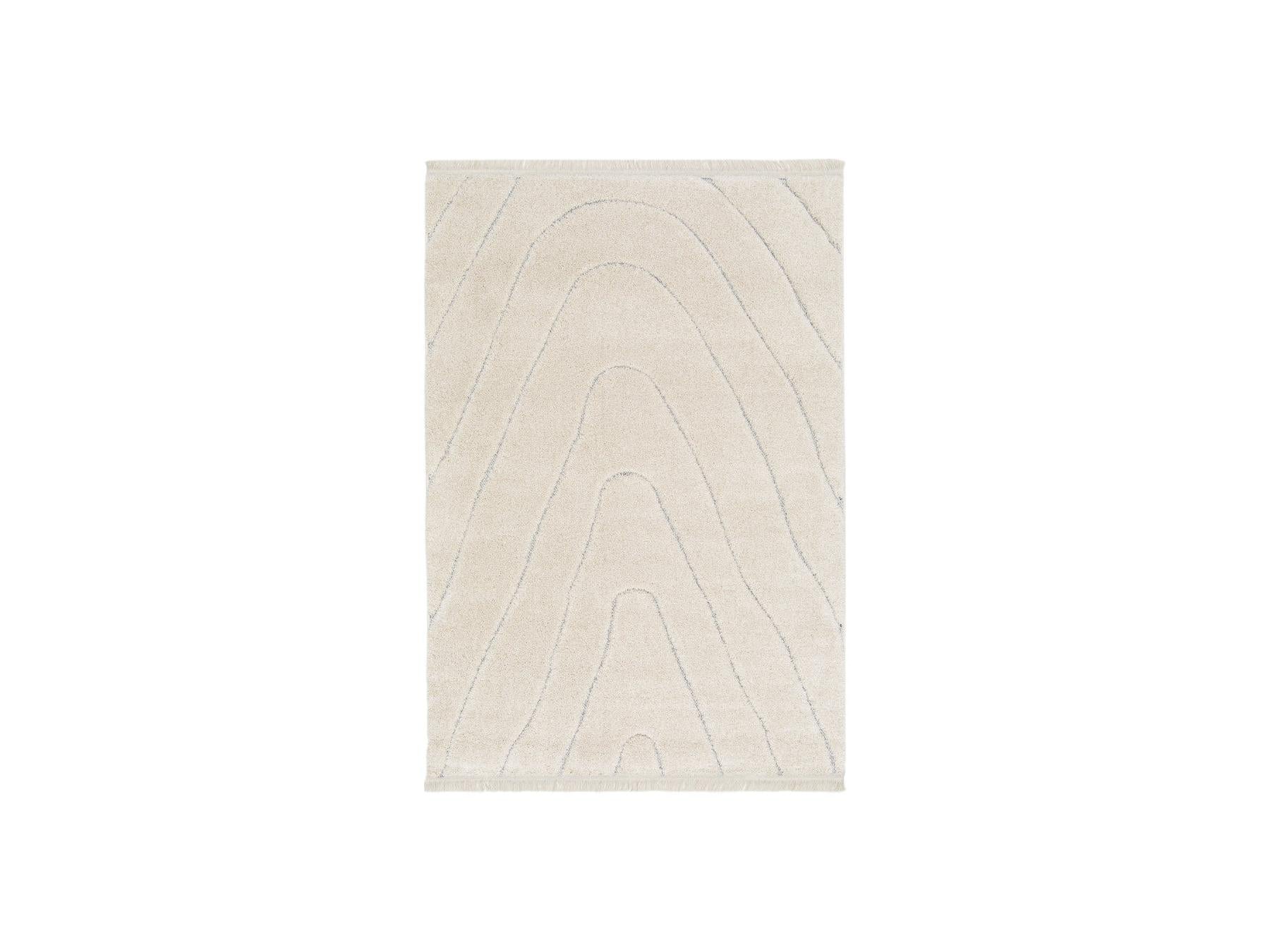 Meline - Tapis Poils Longs - Motif Graphique