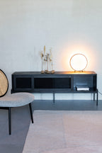 Hardy - Aparador - Chapa de roble - Roble negro/Marrón
