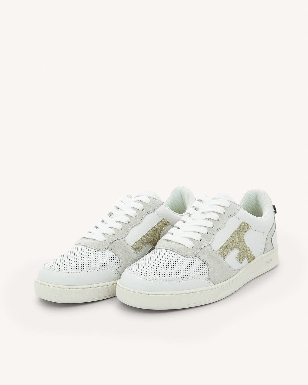 Sneakers Hazel - Wit en Goudkleurig