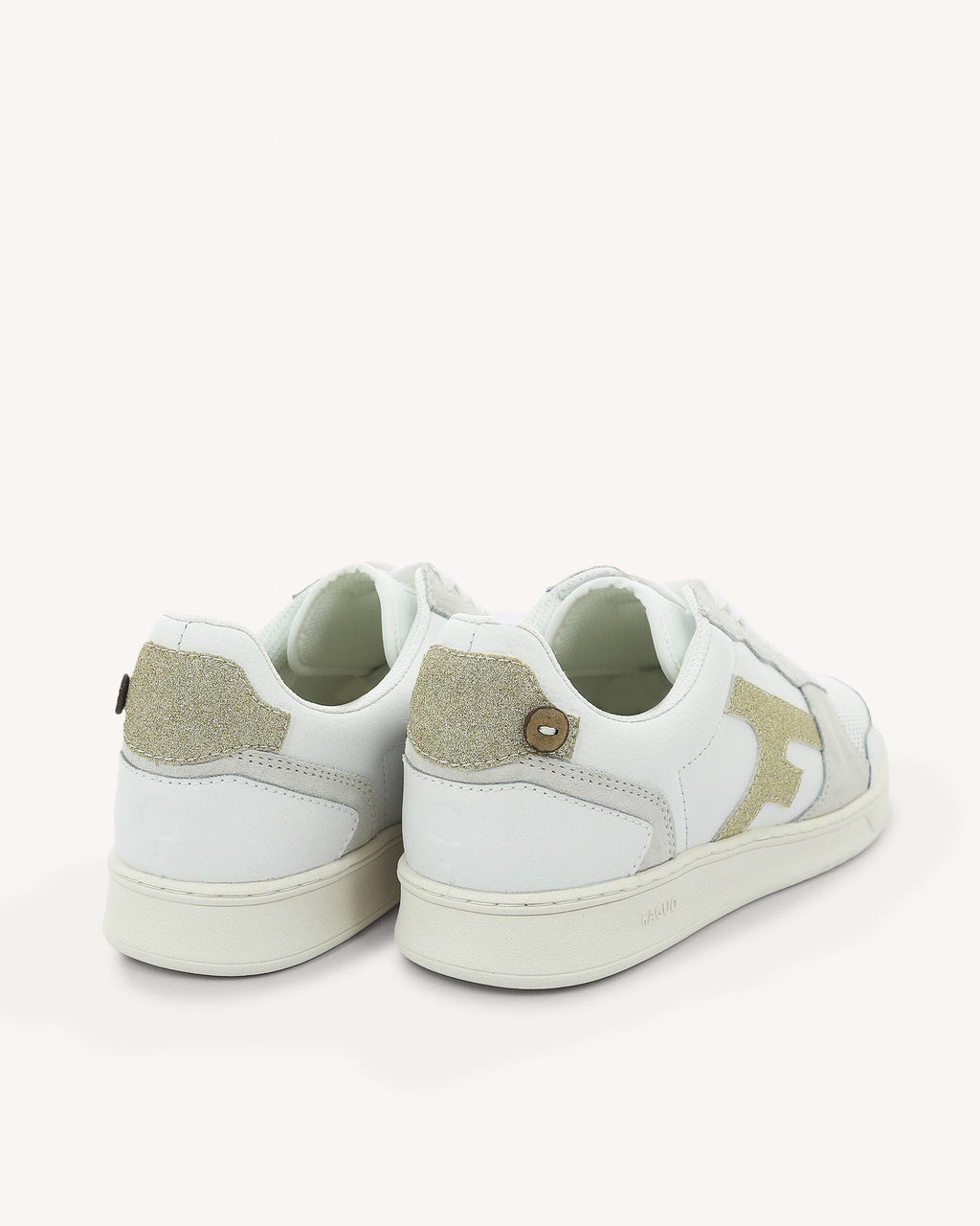Sneakers Hazel - Wit en Goudkleurig