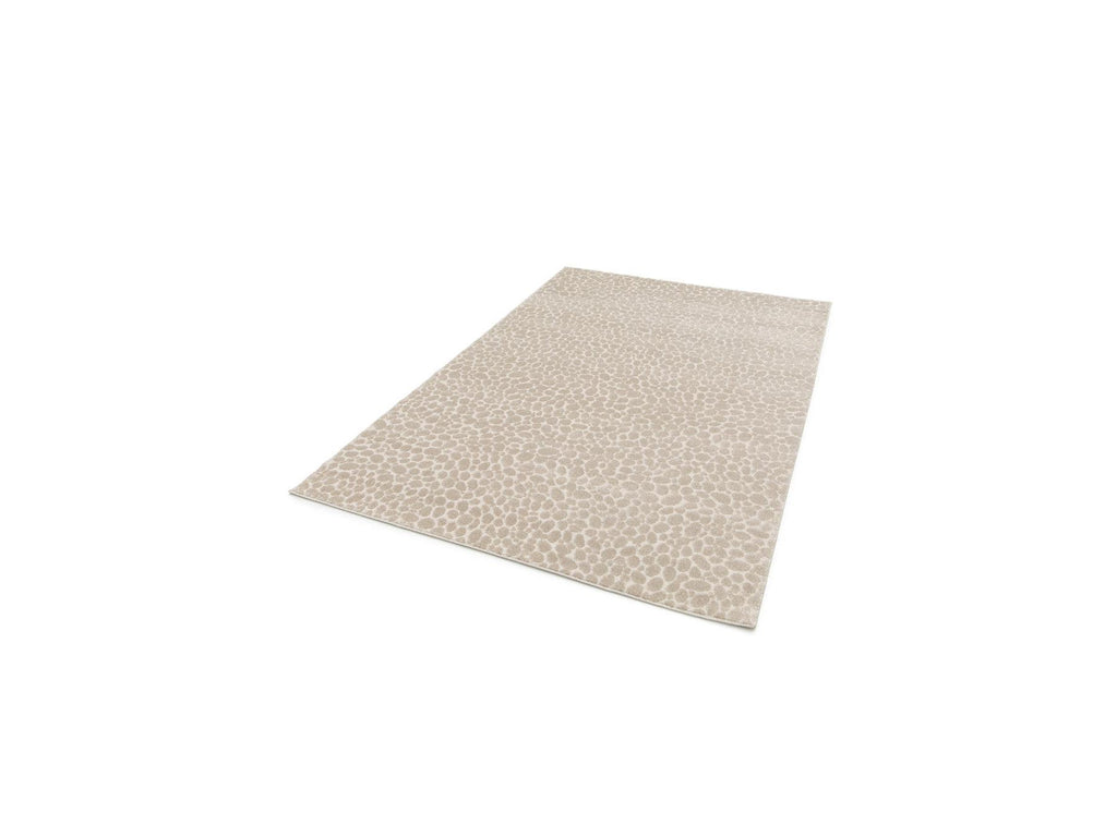 Giso - Low-Pile Rug - Abstract Pattern - Beige