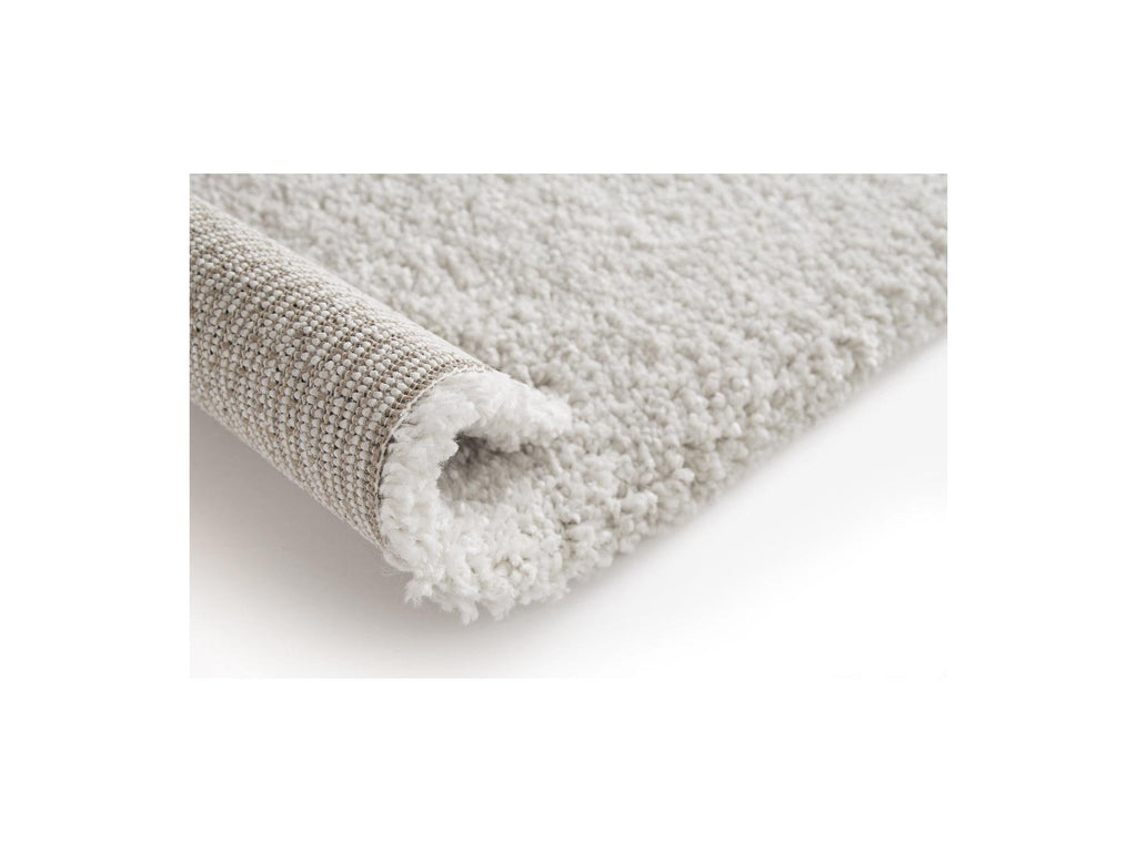 Shonna - Long Pile Rug - Plain - Light Grey