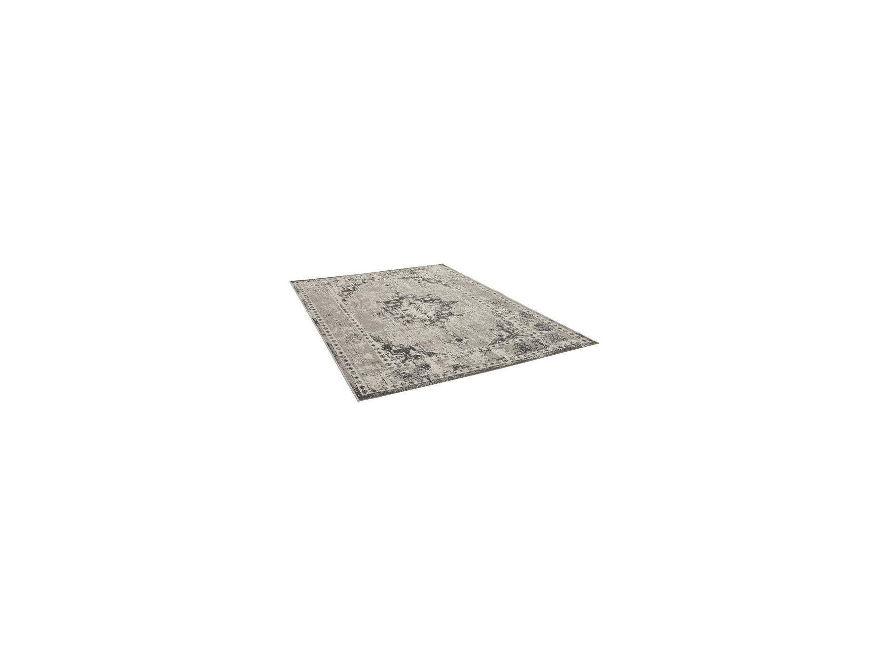 Minerva - Tapis Poils Ras - Vintage - Gris