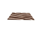 Tirasu - Long Pile Rug - Abstract Pattern - Brown