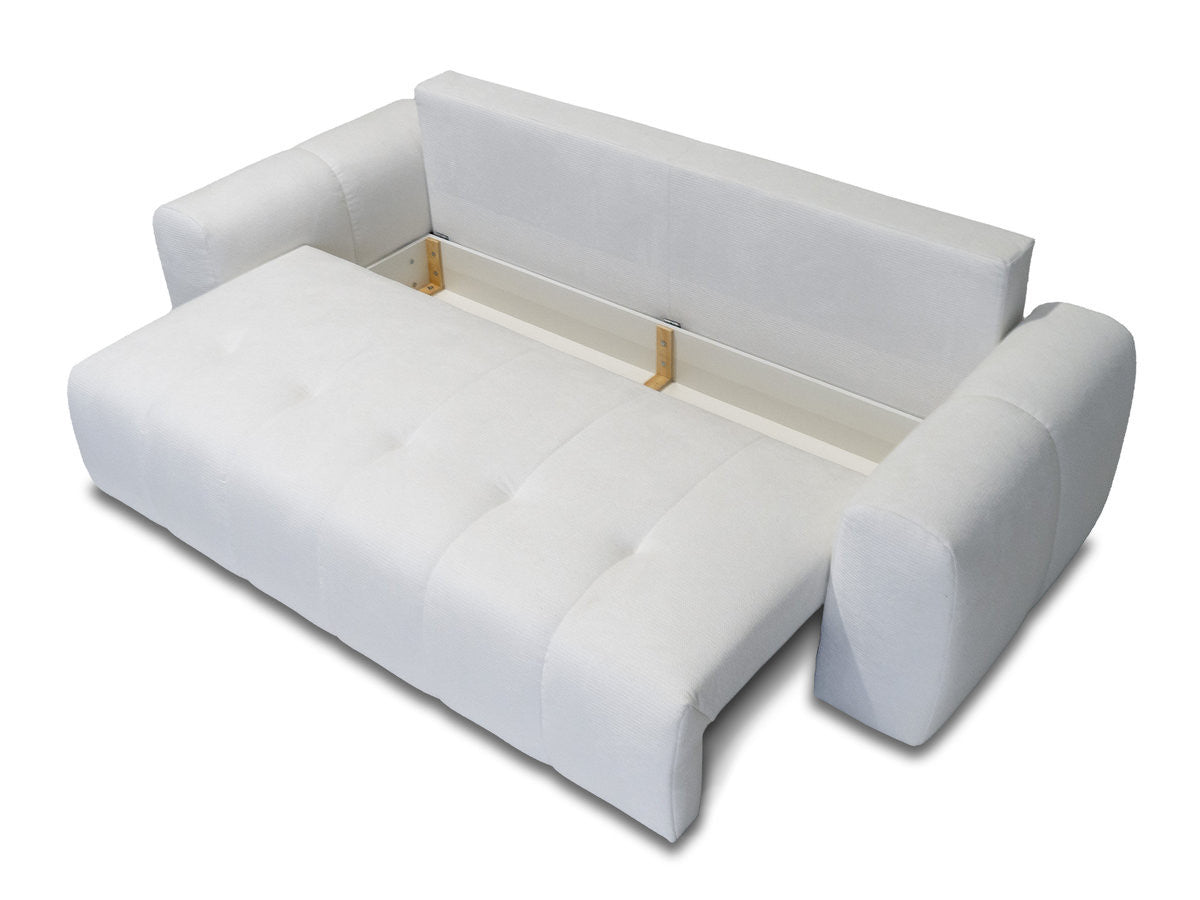Roxelane - 3-Seater Sofa Bed - Heathered Fabric