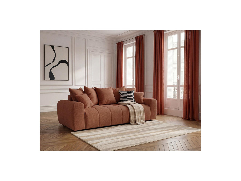 Roxelane - 3-Seater Sofa Bed - Heathered Fabric