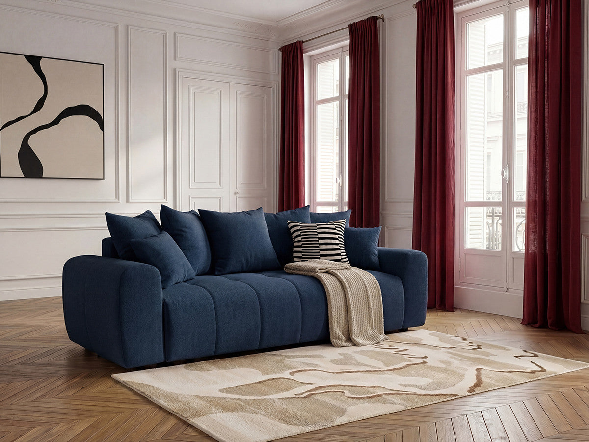 Roxelane - 3-Seater Sofa Bed - Heathered Fabric