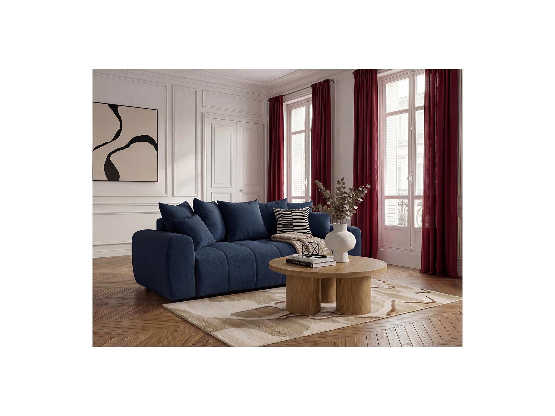 Roxelane - 3-Seater Sofa Bed - Heathered Fabric