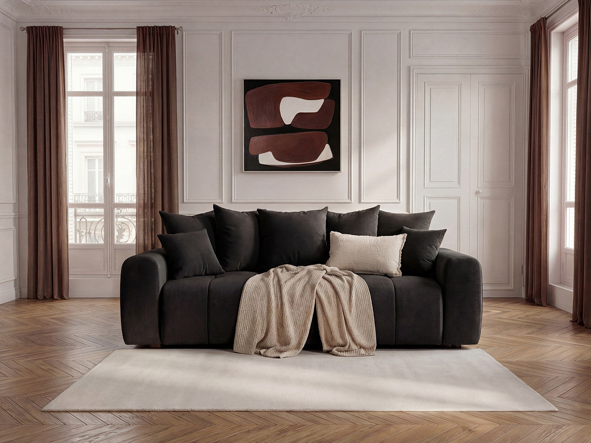 Roxelane - 3-Seater Sofa Bed - Heathered Fabric