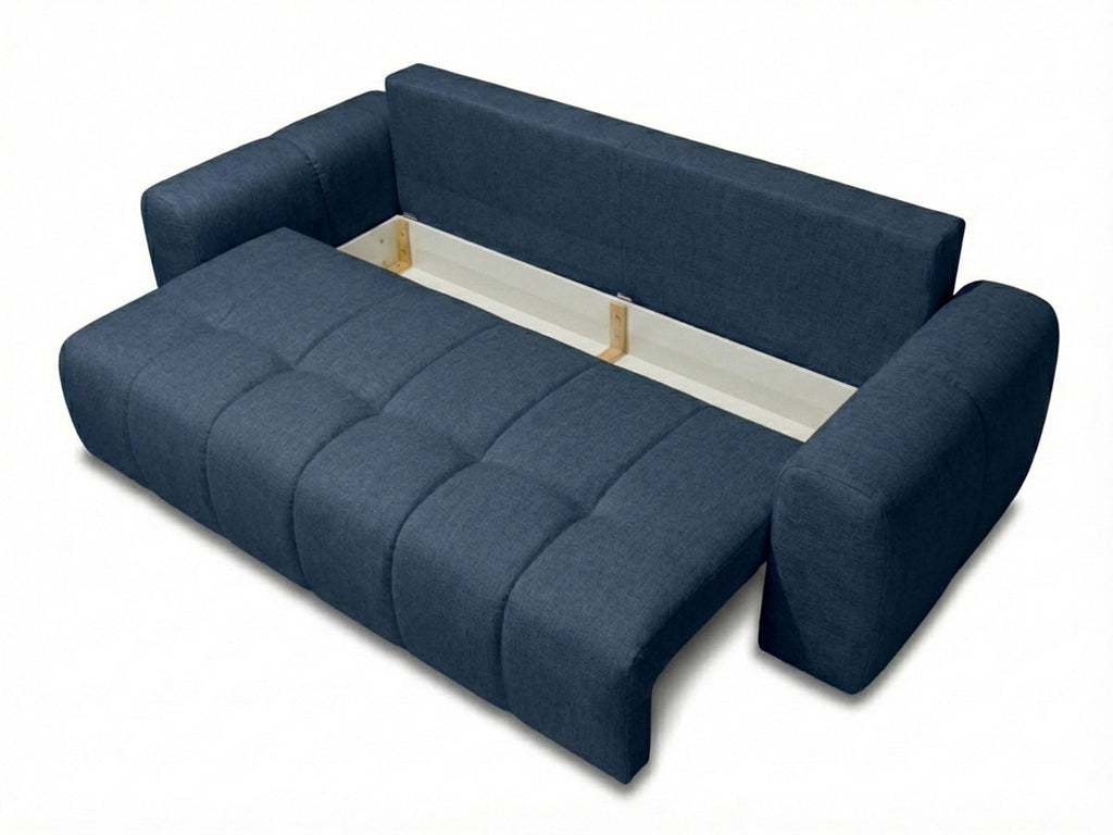 Roxelane - 3-Seater Sofa Bed - Heathered Fabric