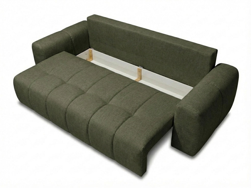 Roxelane - 3-Seater Sofa Bed - Heathered Fabric