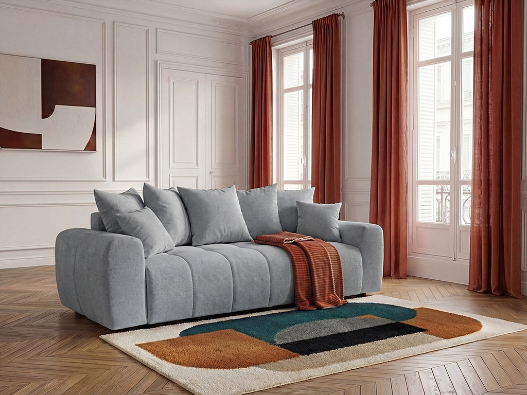 Roxelane - 3-Seater Sofa Bed - Heathered Fabric