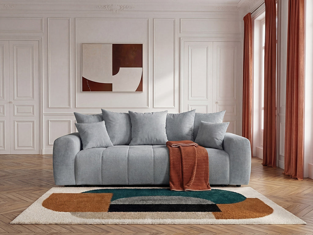 Roxelane - 3-Seater Sofa Bed - Heathered Fabric