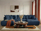 Roxelane - Panoramic Sofa Bed - Mottled Fabric - Right-Hand Corner