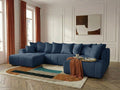 Roxelane - Panoramic Sofa Bed - Heathered Fabric - Left-Hand Corner