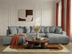 Roxelane - Panoramic Sofa Bed - Mottled Fabric - Right-Hand Corner