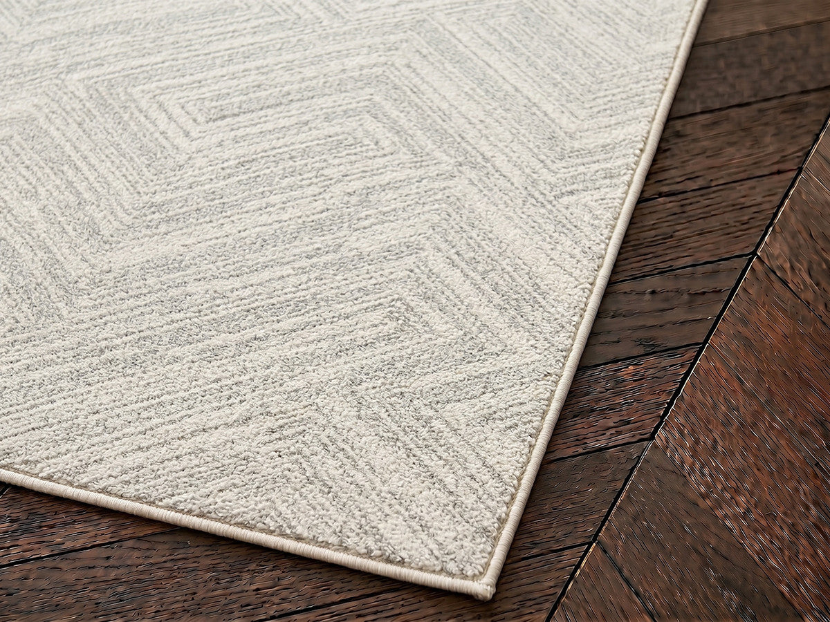 Trina - Tapis Poils Courts Motif Graphique