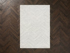 Trina - Tapis Poils Courts Motif Graphique