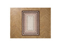 Lyzzo - Tapis Poils Longs - Motif Graphique - Marron