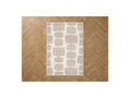 Chino - Tapis Poils Longs - Motif Abstrait - Beige