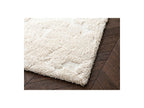 Embren - Alfombra de pelo largo Embren con motivo abstracto - Beige