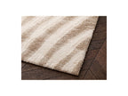 Tirasu - Tapis Poils Longs - Motif Abstrait - Beige