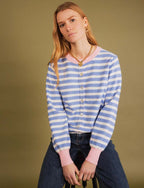 Hemelsblauw & Roze Vest Adir