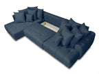 Roxelane - Panoramic Sofa Bed - Mottled Fabric - Right-Hand Corner