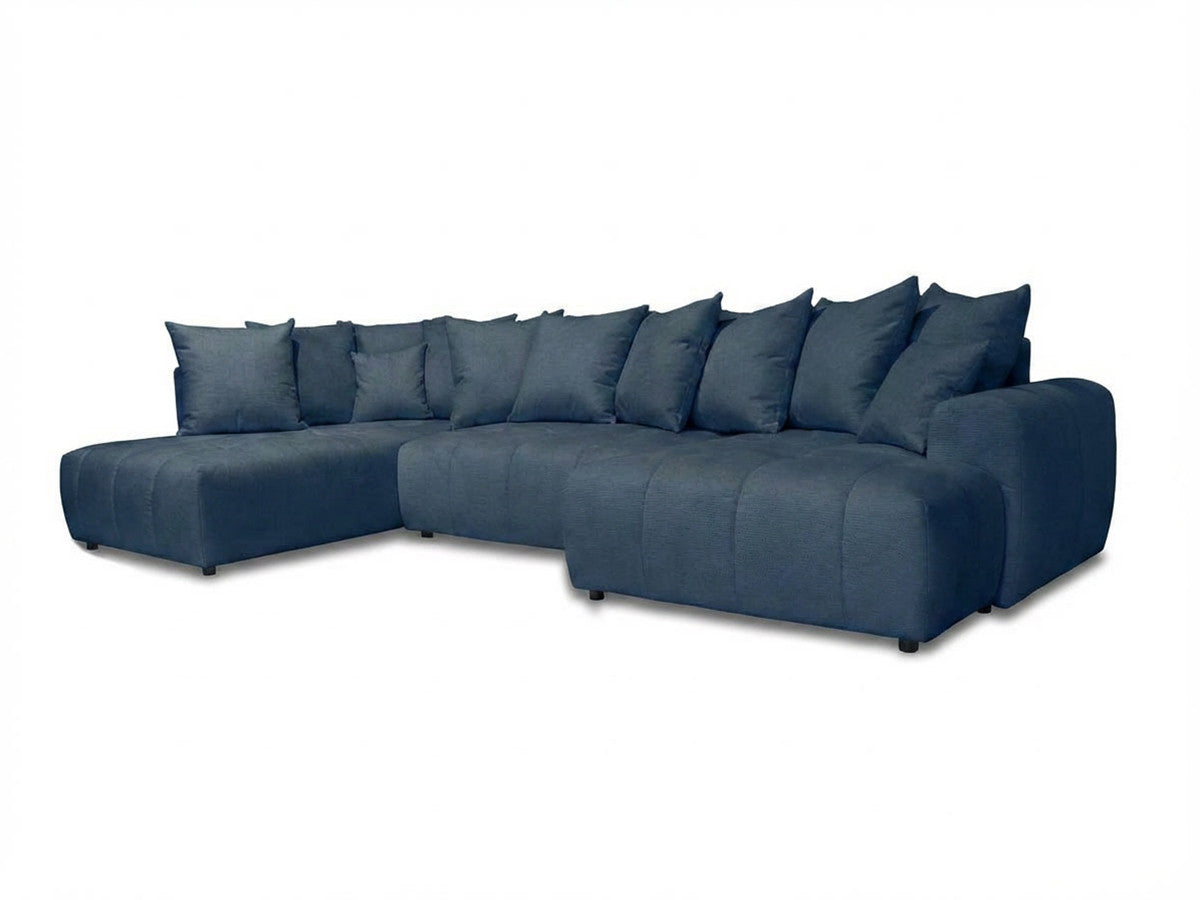 Roxelane - Panoramic Sofa Bed - Mottled Fabric - Right-Hand Corner