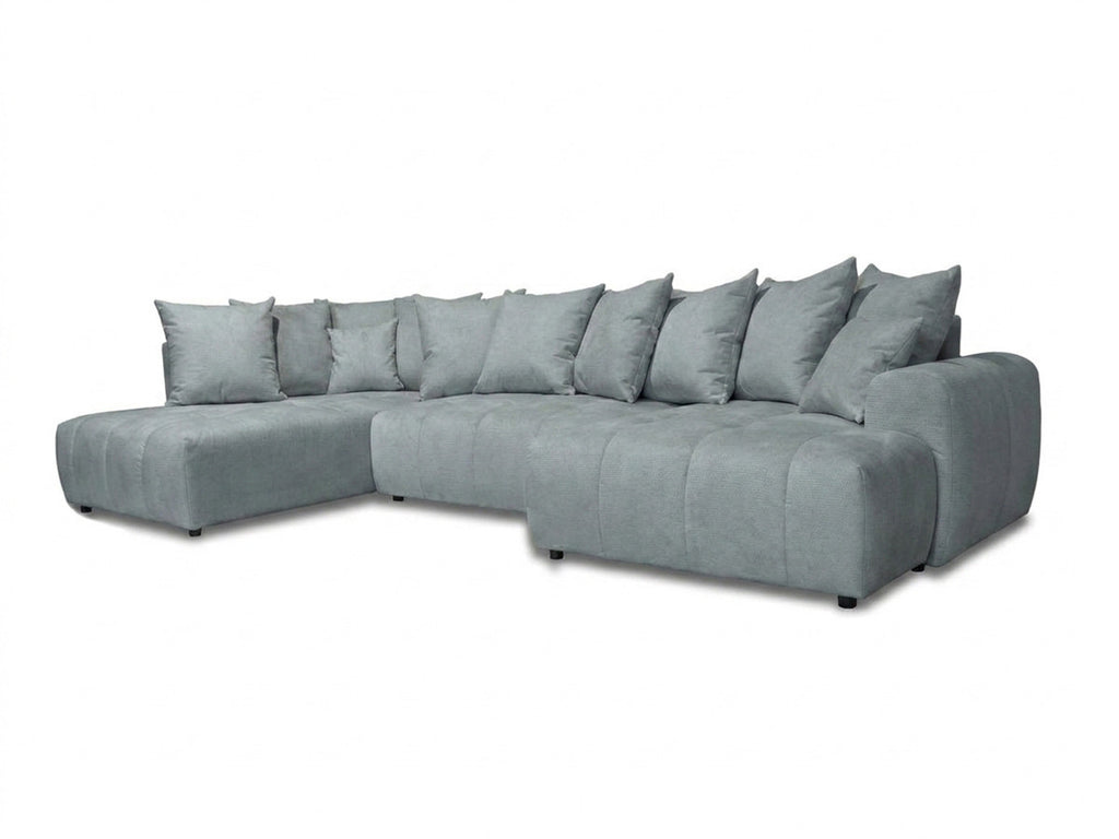 Roxelane - Panoramic Sofa Bed - Mottled Fabric - Right-Hand Corner