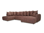 Roxelane - Panoramic Sofa Bed - Mottled Fabric - Right-Hand Corner