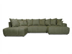 Roxelane - Panoramic Sofa Bed - Mottled Fabric - Right-Hand Corner