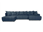 Roxelane - Panoramic Sofa Bed - Mottled Fabric - Right-Hand Corner