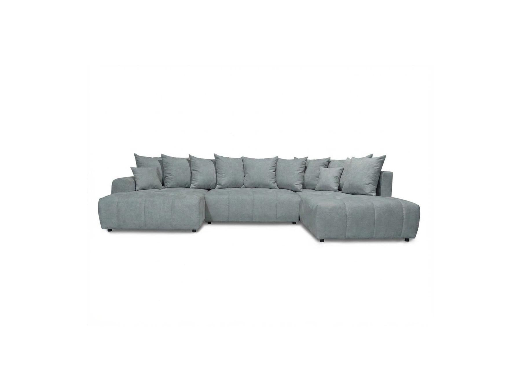 Roxelane - Panoramic Sofa Bed - Heathered Fabric - Left-Hand Corner