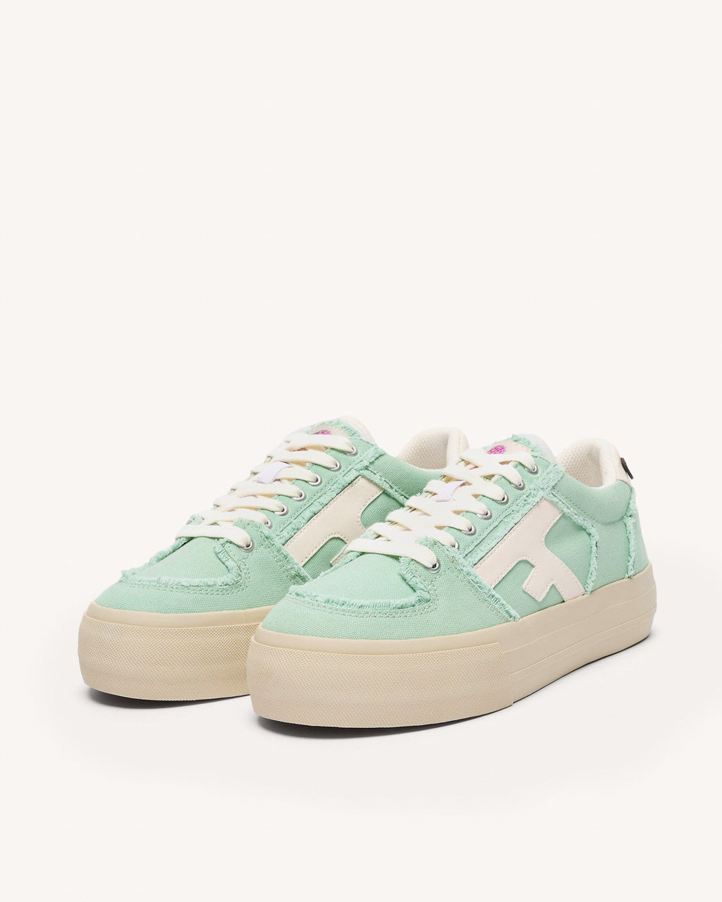 Baskets En Toile Vert Menthe