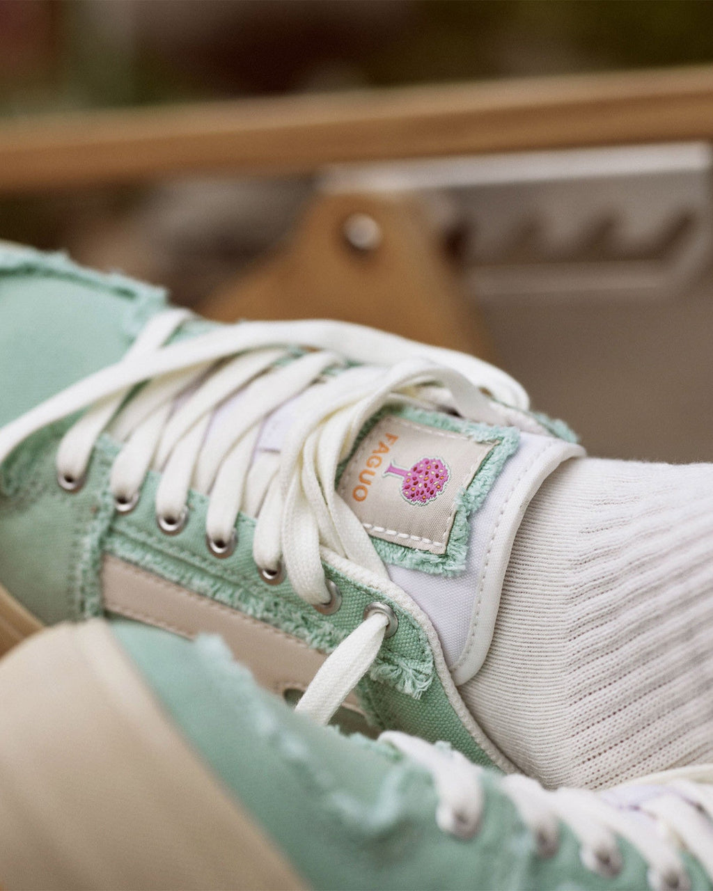 Baskets En Toile Vert Menthe