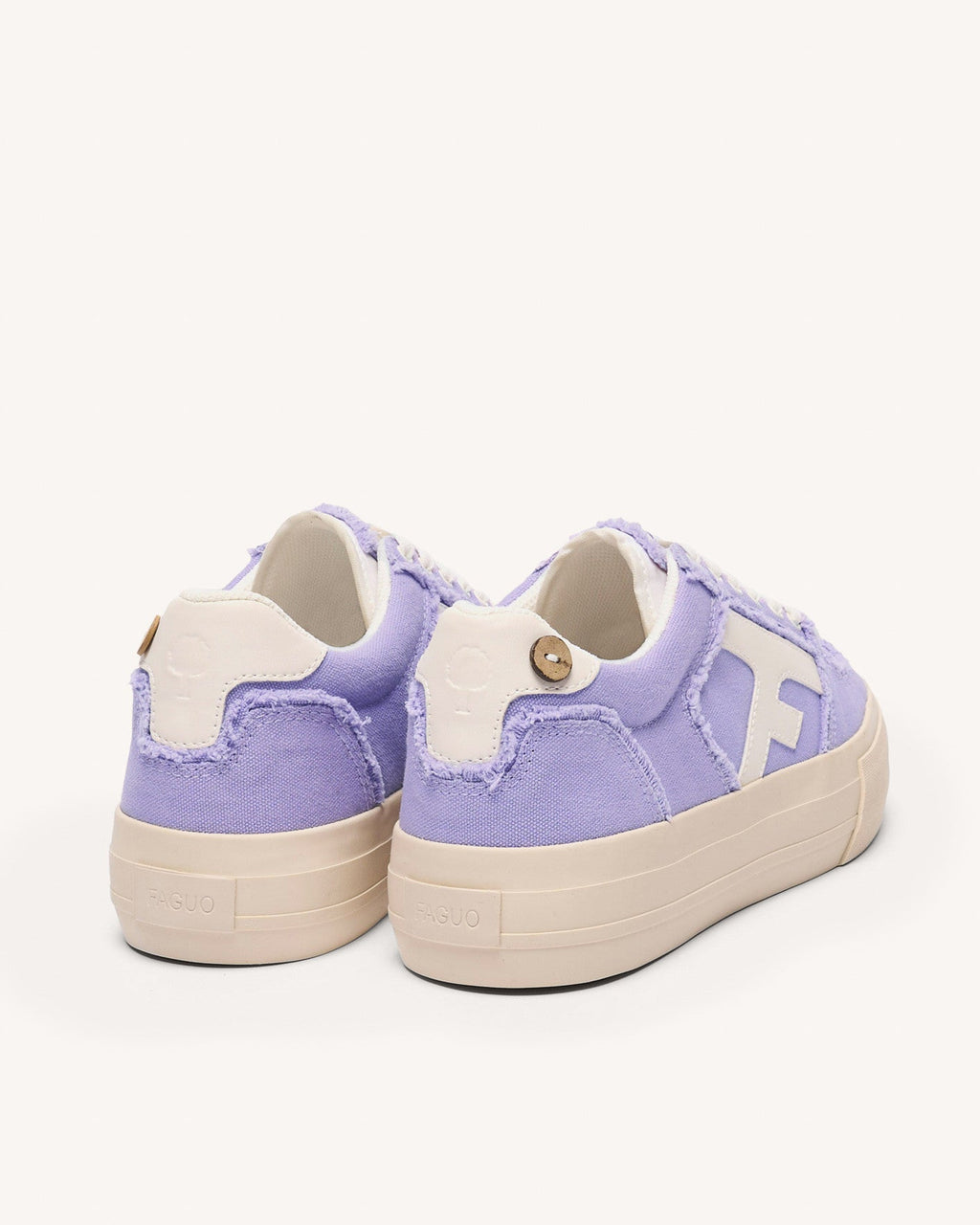 Sneakers aus Canvas Hellviolett