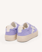 Sneakers aus Canvas Hellviolett