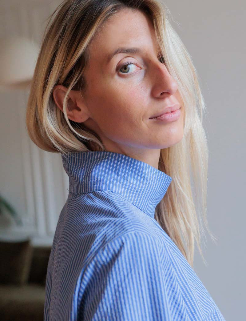 Stribet Skjortebluse Adyo