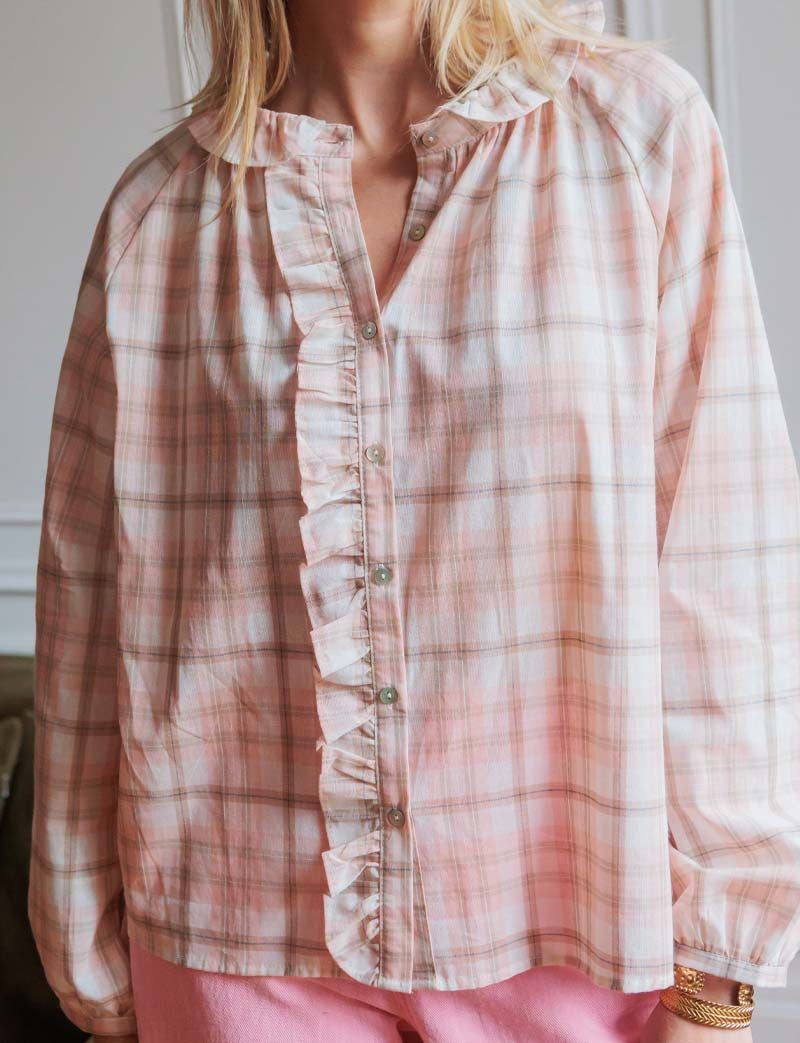 Roze Blouse Cyrille