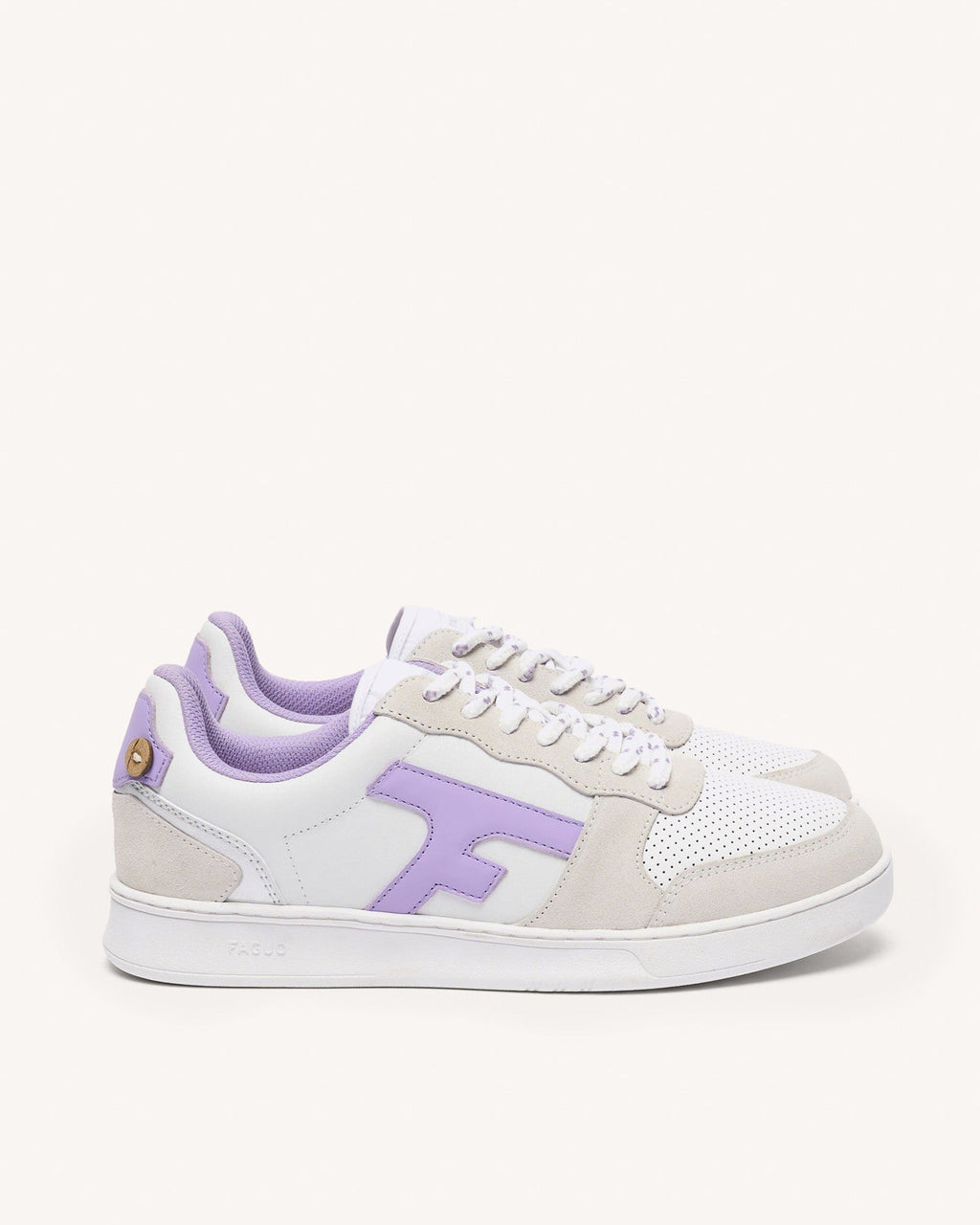 Sneaker Hazel – Weiß und Hellviolett