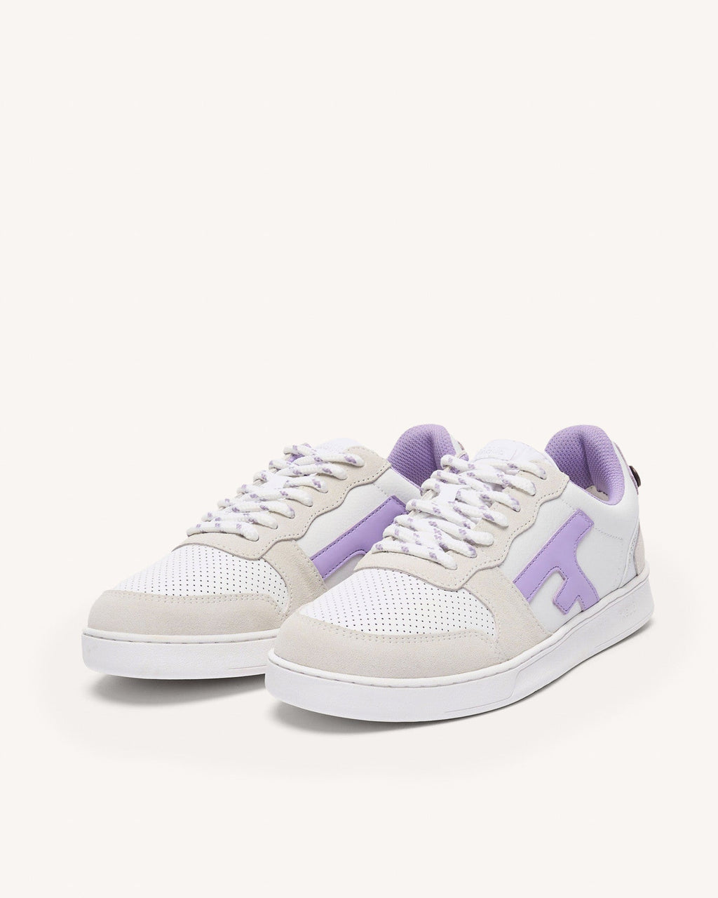 Sneaker Hazel – Weiß und Hellviolett