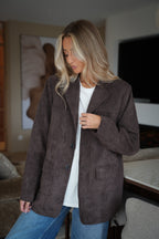 Trecy Chocolat - Blazer de ante