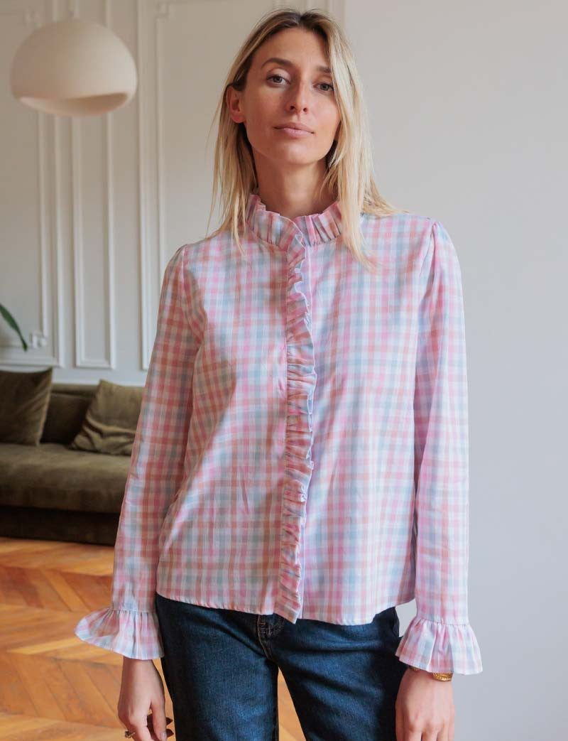 Bunte Bluse Elva