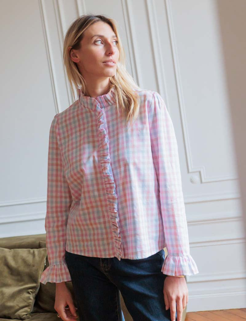 Bunte Bluse Elva