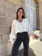 Iris Blouse Ecru