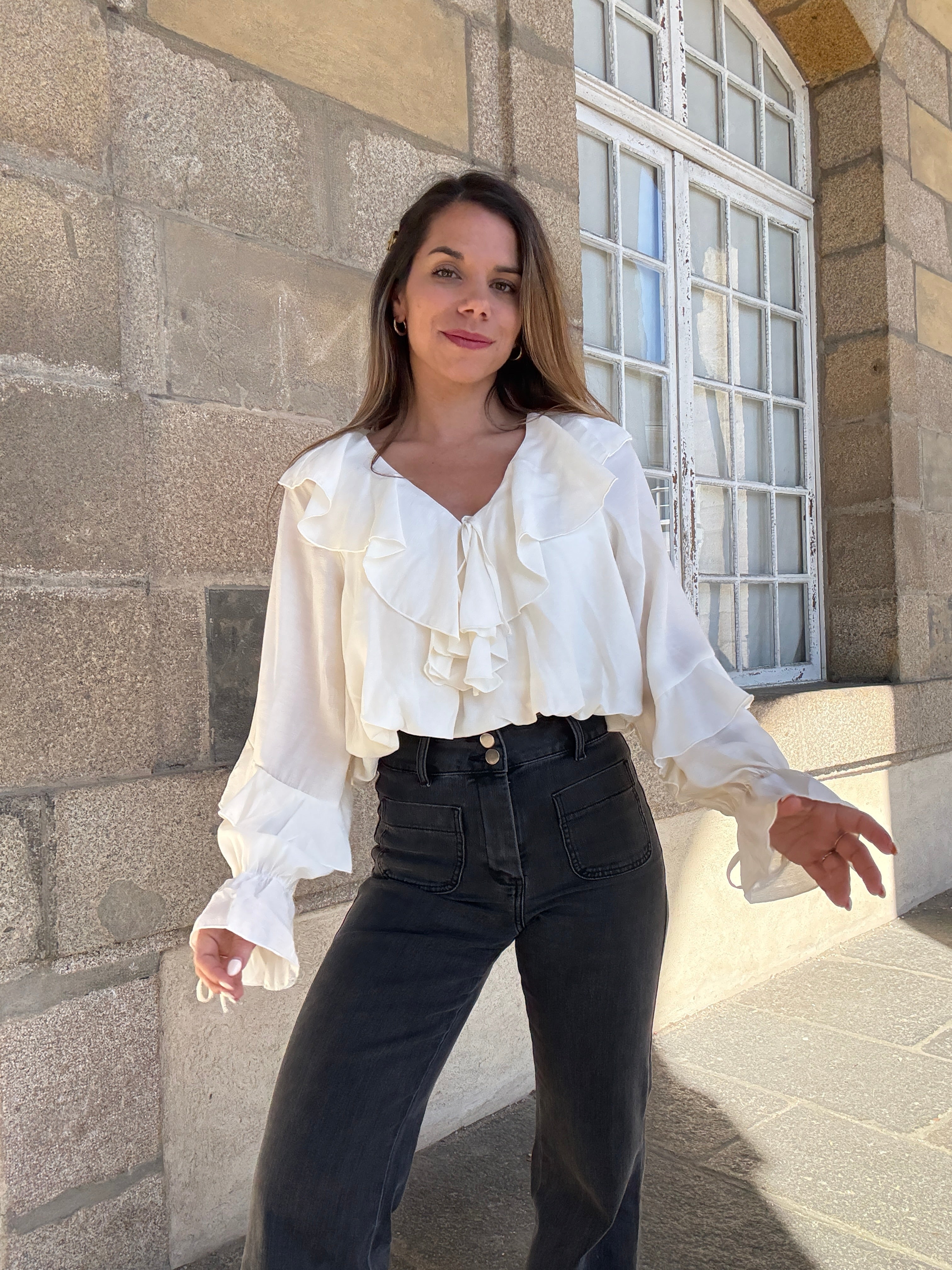 Iris Blouse Ecru